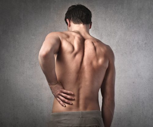 Man with back pain